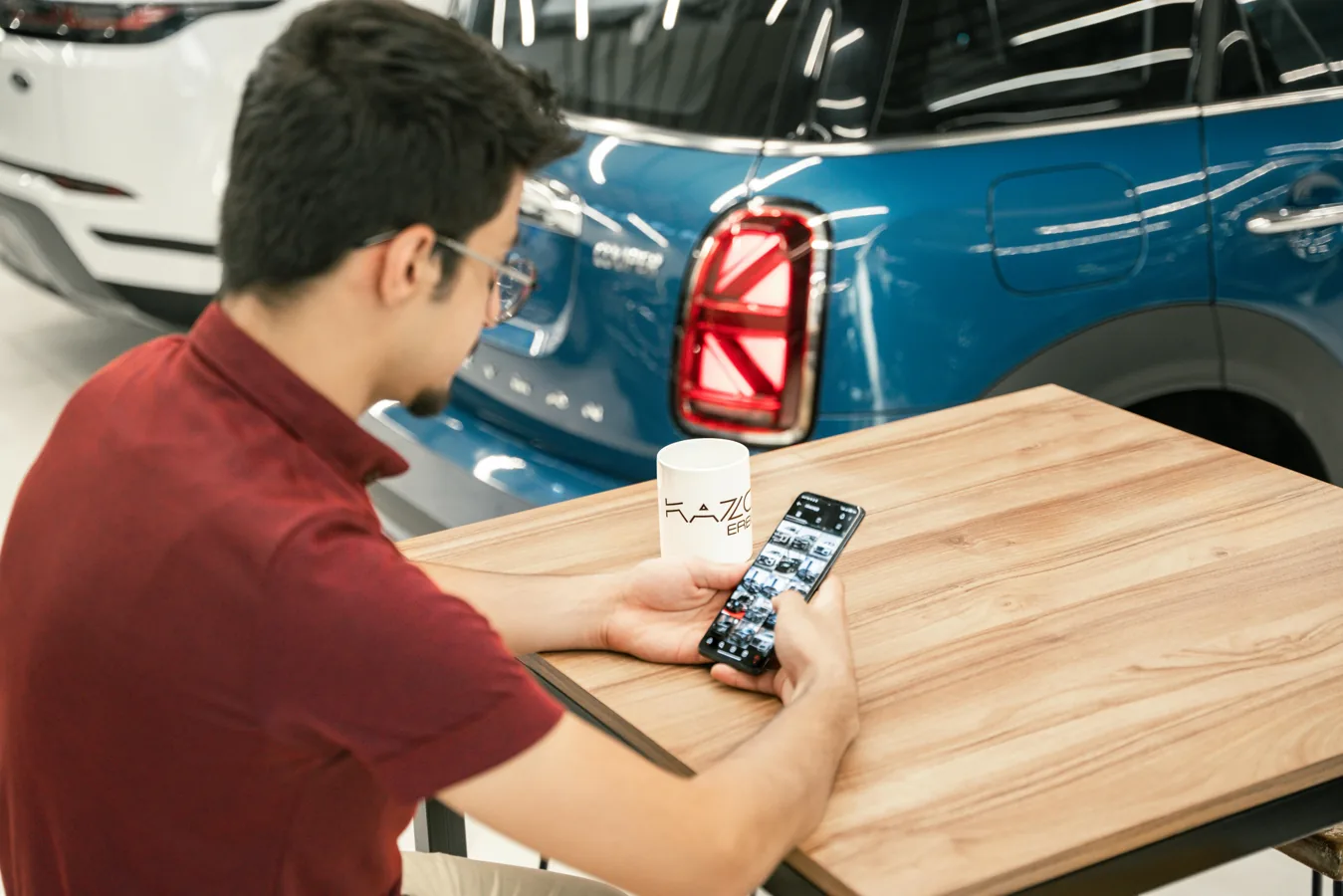 Modern vehicle representing the shift to digital automotive retail
